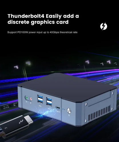 Super Deal Mini PC 13th Gen Intel i9-13900H Mini Computers(14 Cores,20 Threads) 64GB DDR4 & 4TB SSD Windows 11 Desktop PC WiFi