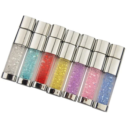 Usb Flash Drive Crystal LED Lights Memory Card Flash Drive 32GB Pen Drive Pendrive 64GB U Disk 4G 8G 16G Cle Usb Gift