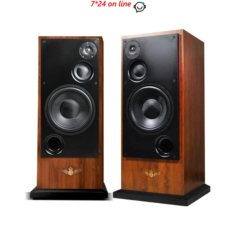 BN-186 3-Way Hi-Fi Floor Standing Speakers, 12-Inch Passive Tower Audiophile System for Home Audio