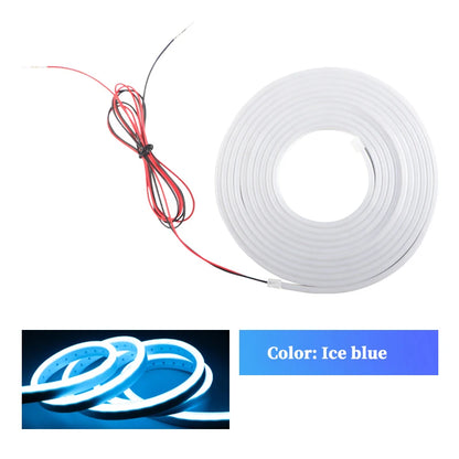 LED Trunk Lighting Lights Dynamic Flowing Flexible Light Strip On/Off Scanning Atmosphere Lamp Waterproof for Car Accessories
