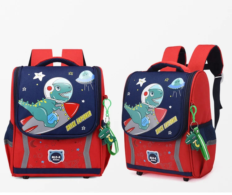Cute Dinosaur Children Primary School Backpack 1 Grade Sac A Dos Pack Boys Cartoon School Bags For Kids Satchels Mochila Hombre