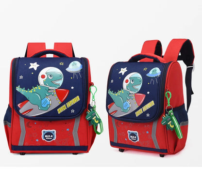 Cute Dinosaur Children Primary School Backpack 1 Grade Sac A Dos Pack Boys Cartoon School Bags For Kids Satchels Mochila Hombre