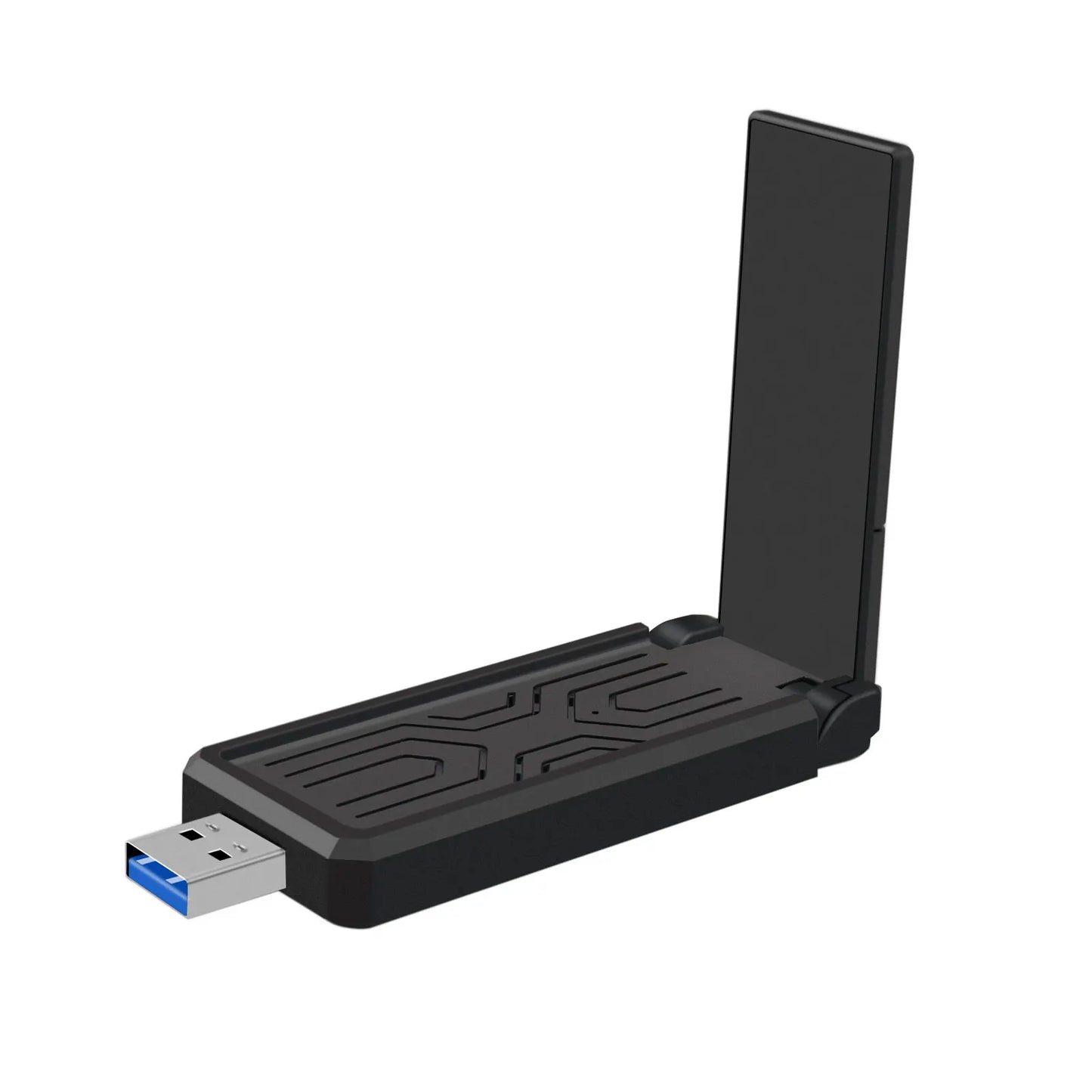 Wifi 6 USB Dual Band Wireless Network Card 1800Mbps 2.4GHZ with Antenna USB3.0 Wireless Adapter for Laptop Desktop Computer