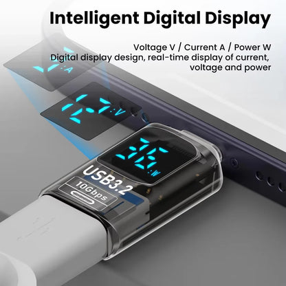 120W USB 3.2 Digital Display Adapter 10Gbps USB 3.2 to Type C Adapter USB Male To USB Female Converter For PC Laptop OTG Adapter