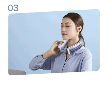 New hanging neck refrigeration mini air conditioner portable portable small electric fan lazy long battery life wearable
