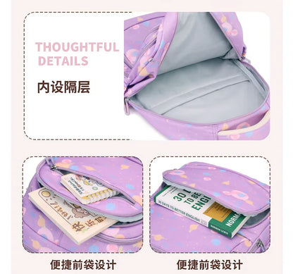 Child Girl Backpacks Primary Junior High School Bags for Girls Children Kids Bookbag Backpack 2025 Back to School Girl Schoolbag