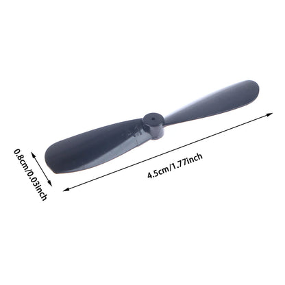 10pcs 46mm 4.6cm 0.8mm CW CCW AB Props Propellers Main Blades fit 716 615 720 Coreless Motor For Airplan Drone (5 Pair)