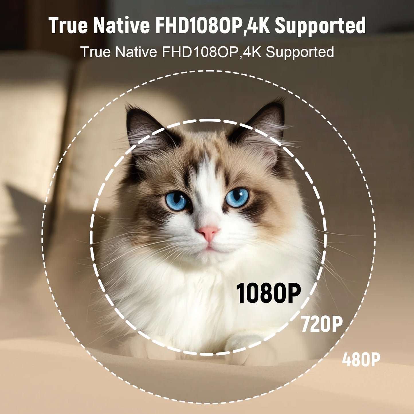 Velec Projector Compatible with Netflix 650ANSI Android 13 Portable 4K Native Wifi6 BT5.2 1080P TP350 Auto Keystone Correction