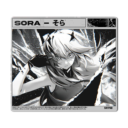 Skypad SORA YUME Glass Gaming Mouse Pad 260x210mm Smooth Frosted Surface Customize Mat FPS Office Esports Game Glass Mouse Pads