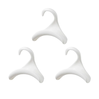 3-20pcs Widen Plastics Hanger Connection Hook Stackable Space Saving Storage Multifunctional Bag and Hat Hanging Rack