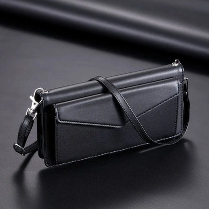 Coque Xiaomi 14 13 12 11 10 - Flip Wallet avec Porte-Carte et Lanière