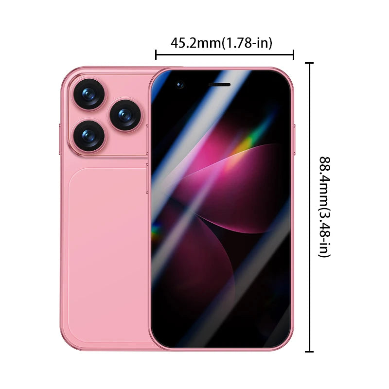 ONEMYTH A17 Mini 3.0 "Android smartphone 2GB+16GB 3G unlocked phone Google Play Store dual SIM card pocket backup small phone
