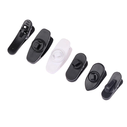 10PCS Earphone Cable Wire Clip Cord Collar Plastic Nip Clamp Organization Holder Headset Audio Line Protable