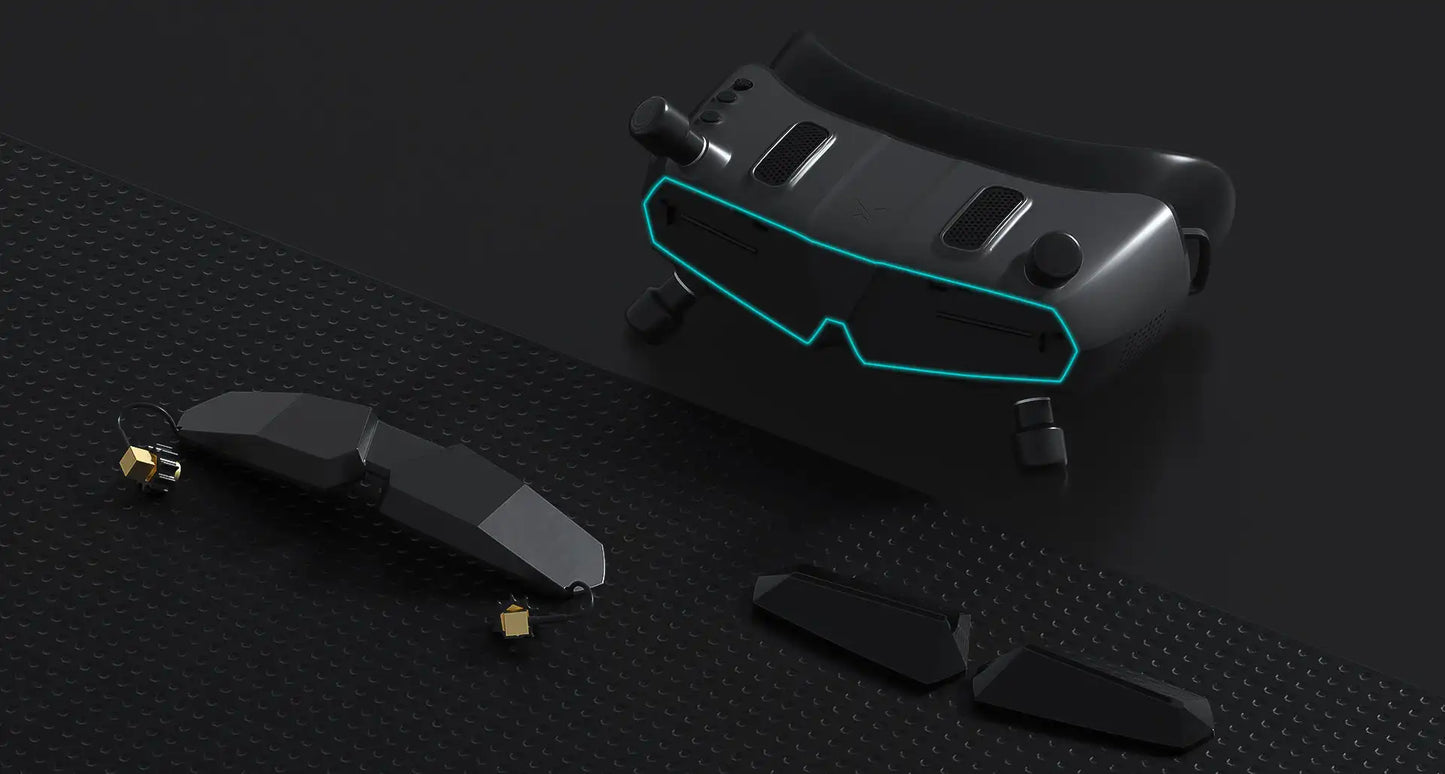Walksnail Avatar HD Goggles X With Avatar HD Pro Kit (Dual Antennas Version) And GM3 Gimbal Head Tracking For FPV s