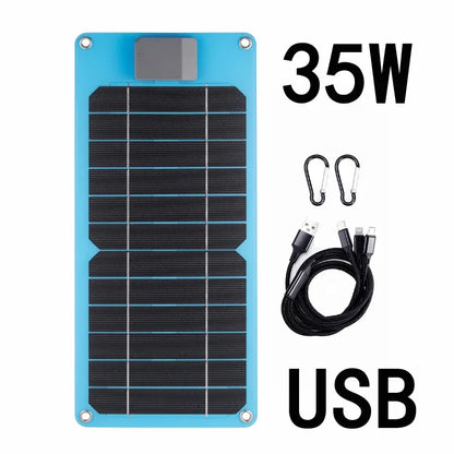 100W 5A-60A Solar Car Battery Charger Kit 5V/12V Fast Charging, high current fast charging Built-in Voltage Regulator