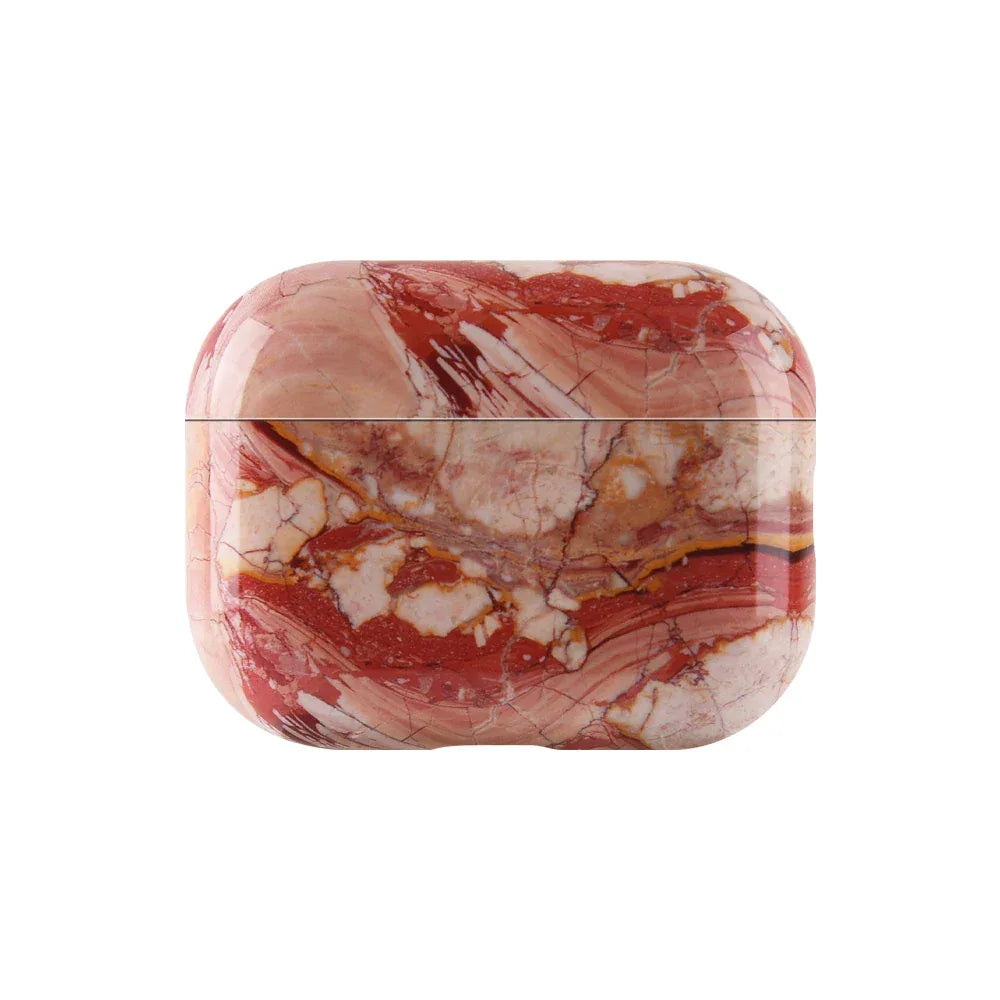 Marble Pattern Case For Apple Airpods Pro 3 Generation 2025 Hard PC Cover For AirPods 4 3 1 2 Pro2 Marble Protective Case Fundas