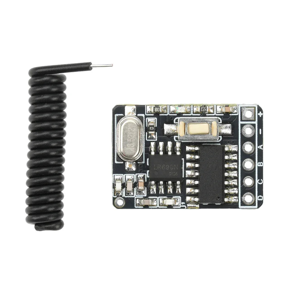 RF 433MHz Receiver Module 4-Channel Switch Transmitter Wireless Remote Controll RX480E Learning Code Decoding Receiver DIY kit