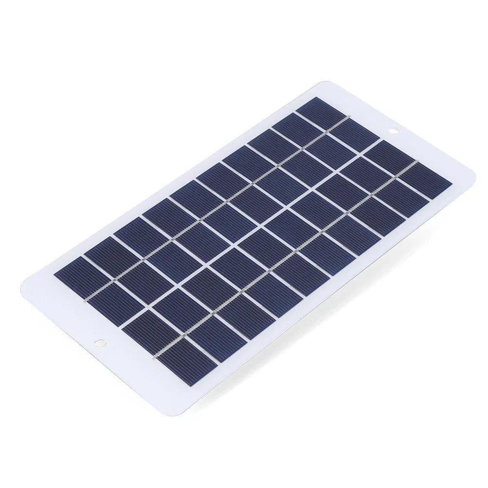 20W 5V Portable Solar Battery Charger Type-C Solar Panel Mobile Power Supply Lightweight Courtyard Lighting With 3-meter Cable