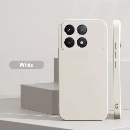 Poco X6 Pro Case Liquid Silicone Phone Case For Xiaomi Poco X6 Pro Poco X 6  X6Pro Pocox6 Pro 5G Shockproof Soft Cover