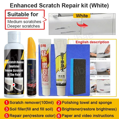 Car Scratch Remover Paint Care Tools Auto Swirl Remover Scratches Repair Polishing Auto Body Grinding Compound Anti Scratch Wax