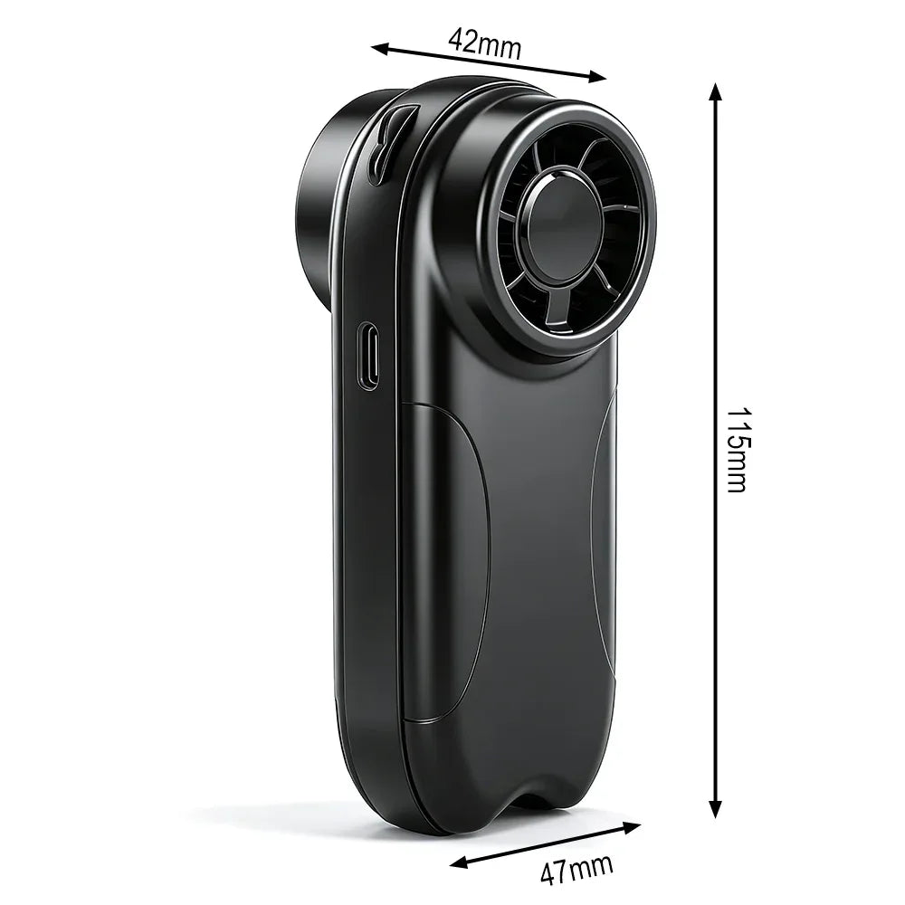 Portable Mini Handheld Fan High-speed Outdoor Small Fan USB Rechargeable Large Capacity 4000 mAh LED Display 100 Wind Speeds
