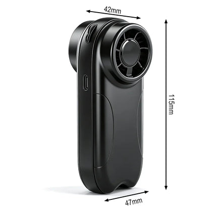Portable Mini Handheld Fan High-speed Outdoor Small Fan USB Rechargeable Large Capacity 4000 mAh LED Display 100 Wind Speeds
