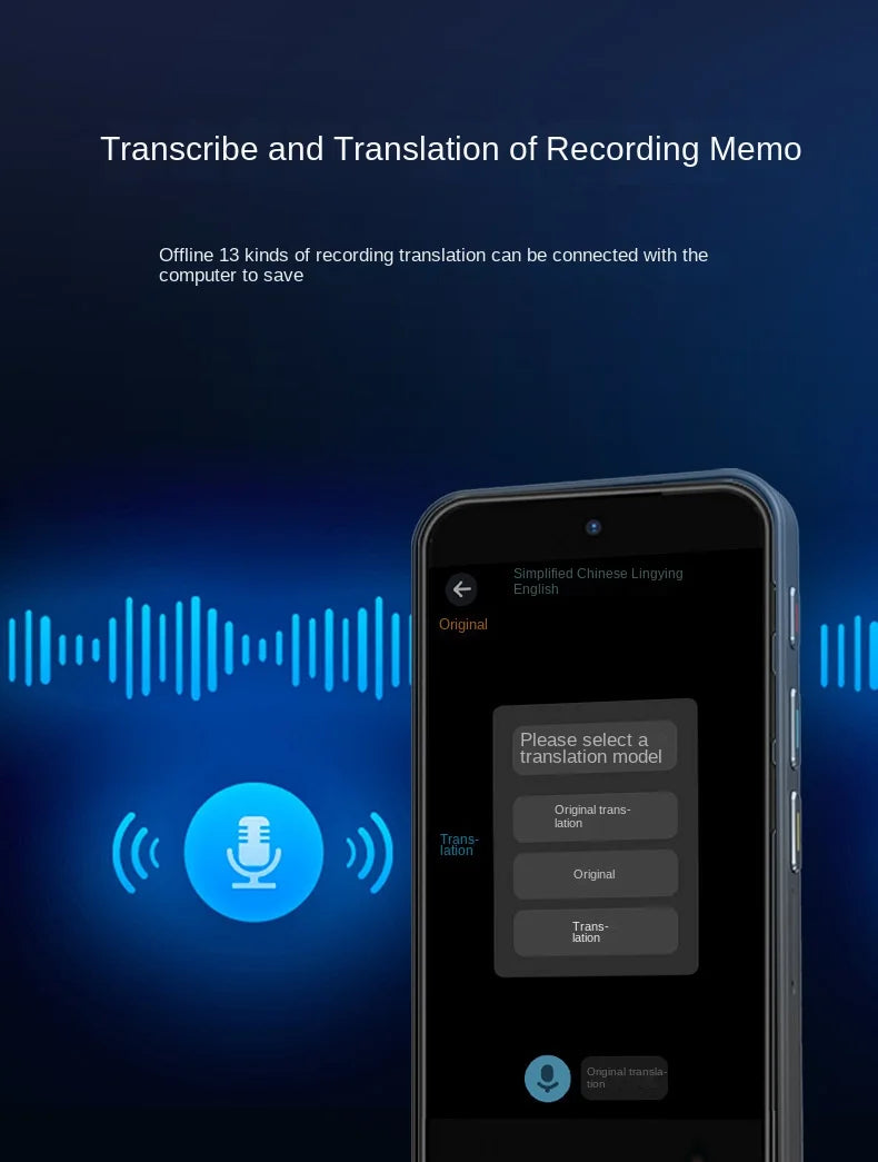 Smart Translator Z9 Global Languages Voice Intelligent Online Translation Machine Speech Translate Device Support 4G SIM Card