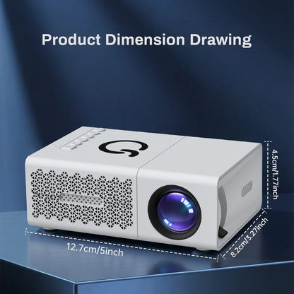 Mini projector supports 1080P 1920*1080P portable mini projector home theater outdoor projector