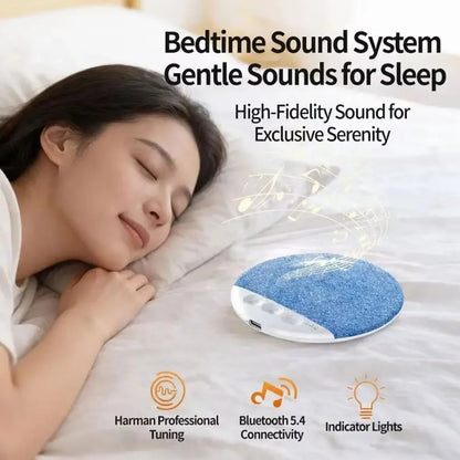 Mini Sleeping Bluetooth Speaker Nature Sound White Noise Soundbar Wireless MP3 Music Player Ultra Thin Timed Shutdown Audio Pla