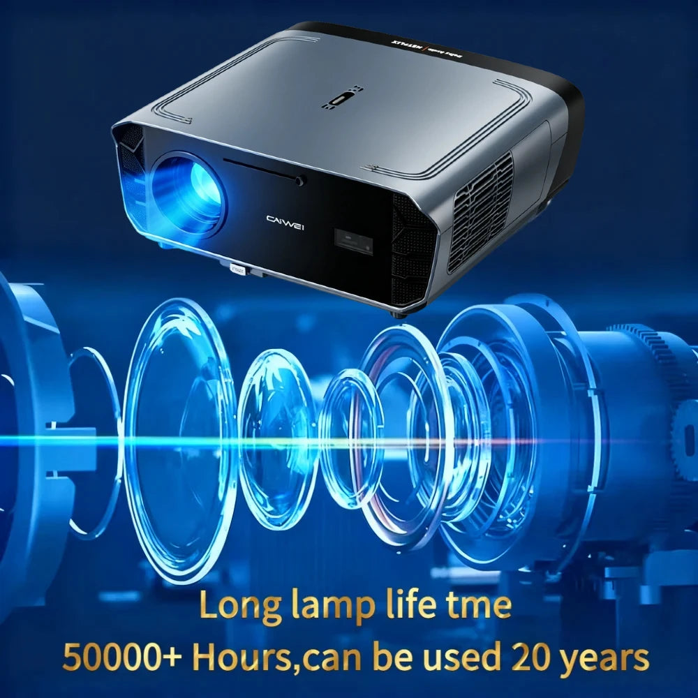4200 ANSI 4K UHD Projector Smart Android 14 Google TV Video Beamer 2.4G+5G WiFi6 TOF Auto Focus Dual Speaker Home Theater 2026