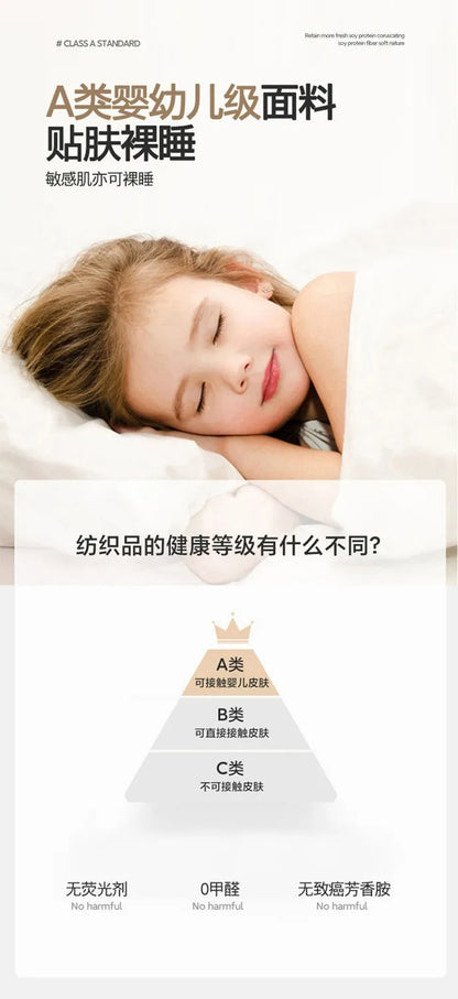 ‌A-Class Soybean Fiber Mattress, Thickened Anti-Bacterial Latex Topper, Breathable Silent Bed Pad, Skin-Friendly Tatami Cushion