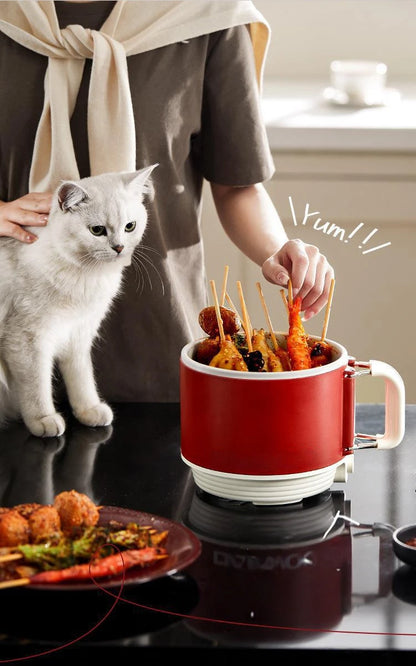 Multifunctional Electric Cooker Handle Foldable Electric Cooker