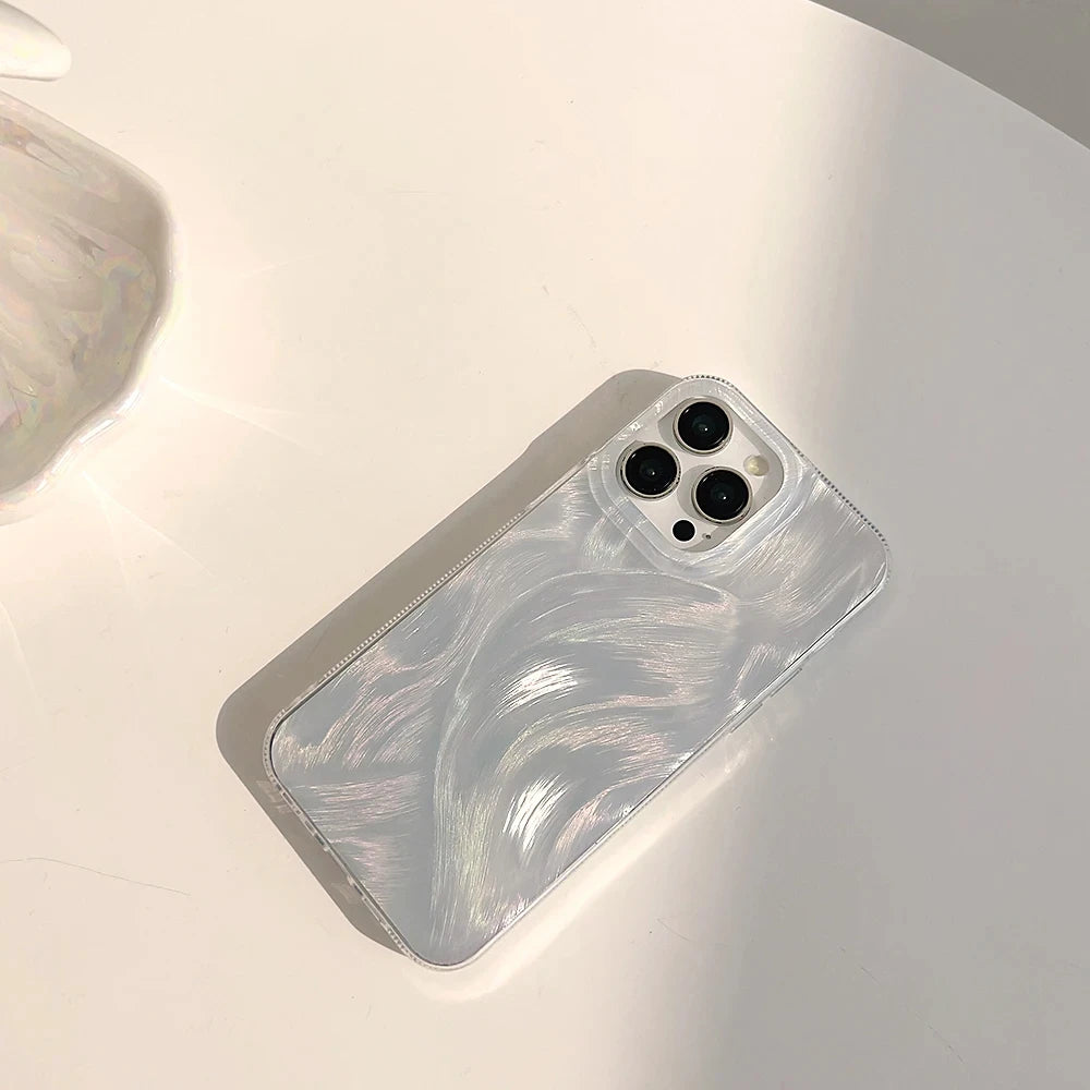 Exquisite Silicone Case for iPhone 16 Pro Case iPhone 17 13 15 14 12 11 Pro Max Plus All-inclusive Girl Fashion Phone Case Cover