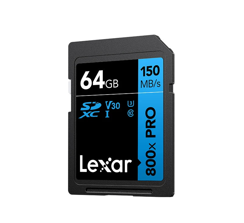 Lexar SD Card 800x Pro Read 150MB/s SDXC Flash Card 64GB 128GB 256GB V30 UHS-I SDHC 32GB Memory Card Storage Card For Camera