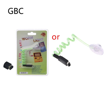 Worm Screen Light LED Night Lamp with Packing for GBA Gameboy Advance/for Game Boy Color GBC Console