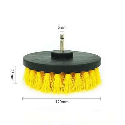 Electric Scrubber Brush Drill Brush Kit Power Drills Scrubber Brush For Carpet Glass Car Tires Nylon Brushes 2/3.5/4/5''