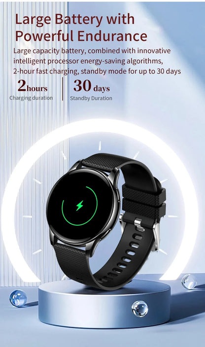 New Original Ultra Thin Women SmartWatch 1.32"AMOLED Display HD 466*466 Always Show Time Call Reminder for Women Smartwatch gift
