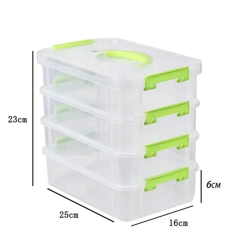 Storage organizer box, storage container, tool classification box, toy small particle parts compartmentalized drawer