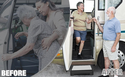 Marchepied de mobilité, plateforme antidérapante pour intérieur et extérieur, rehausseur portable pour adultes et seniors, marchepied de sécurité pour voiture, B