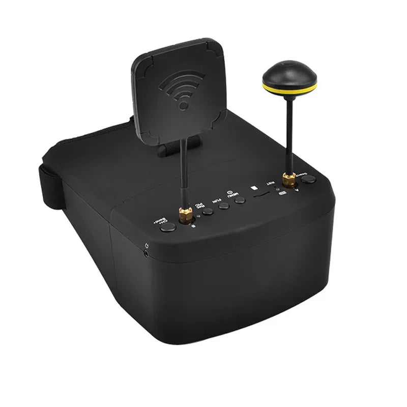 Ev800d 5.8g 40ch 5 Inch 800*480 Video Headset Dvr Diversity Fpv Goggles With Battery For Rc Model Rc Fpv Drone