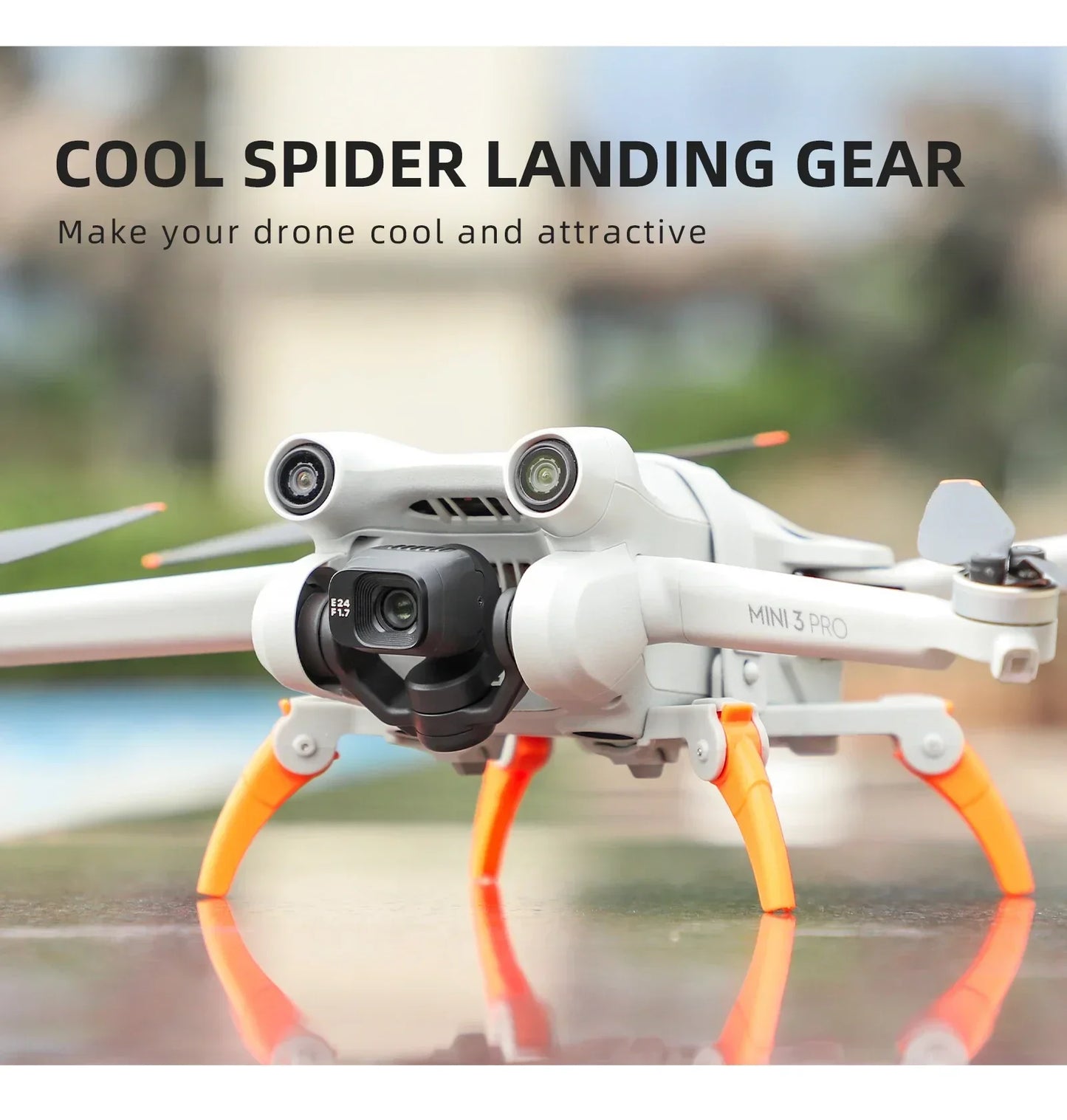 Foldable Spider Landing Gear For DJI Mini 3 Pro Drone Extension Protector Increased Height for DJI Mini 3 Pro Drone Accessories
