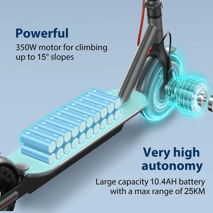 2026 New AOVOPRO P7 Turn Signal Electric Scooter 350W 8.5 Inch Tire Smart Escooter 31KM/H 36V10.5AH Electric Scooter for Adults