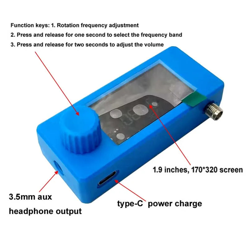 New SI4732 Mini Pocket  0.5-108mhz SSB AM FM SW MW All Band Receiver Radio In Colorful Shell