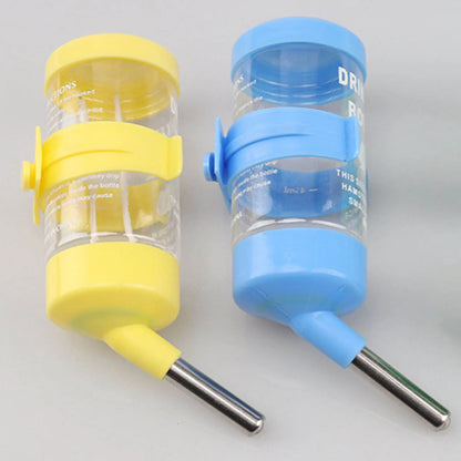 Hamster Drinker Water Bottle No Drip Small Animal Water Dispenser Pet Drinker Stand for Guinea Pigs/Hamsters/Bunnies/Ferrets
