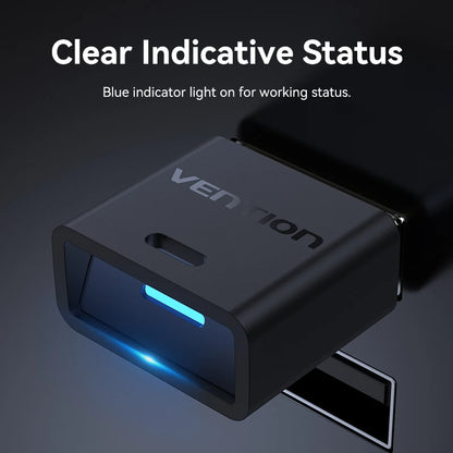 Vention USB Bluetooth Adapter 5.0 5.1 5.3 5.4 6.0 Dongle for PC Speaker Wireless Mouse Keyboard Music Audio Receiver Transmitter