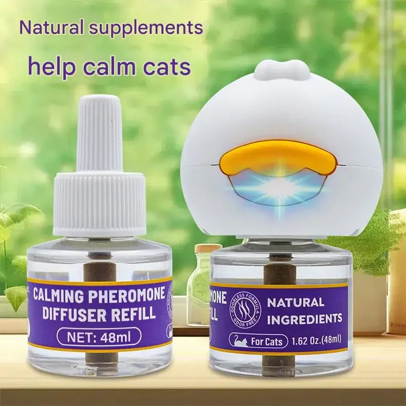 6-pack pet soothing electric heating supplement liquid, cat and dog pheromone, emotional soothing and soothing agent