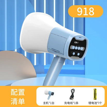Amplifier Foldable Megaphone Speaker Portable Megaphone Bullhorn for Selling Promotions Safe Drills Cheerleading Fans Outdoor