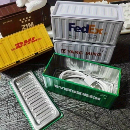 Industrial metal storage box, creative home collection model, container decoration purpose, suitable for household containers