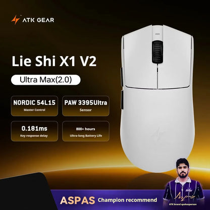 The New Vxe Mad R/R Major Gaming E-Sports Mouse Paw3395/3950 Dual-Mode Nonporous Lightweight Ergonomic Standard 8k