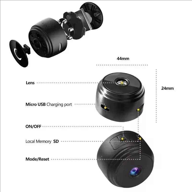 Wireless WiFi Camera A9 Mini Video Recorder Camera Security Monitoring Camera Intelligent Home Security For Infants